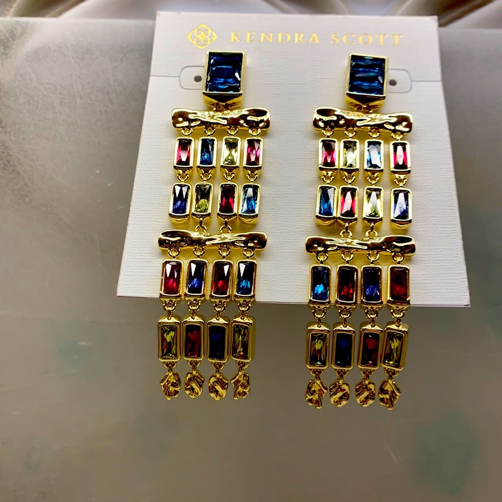 Kendra Scott Jack Statement Rhinestones Earrings